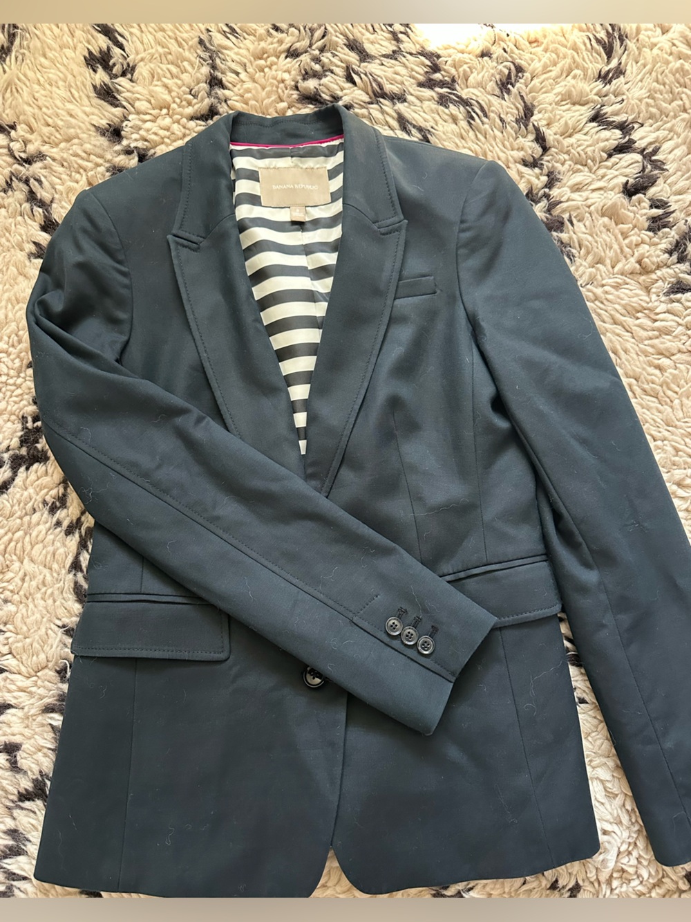Banana Republic Womens Black Blazer Jacket